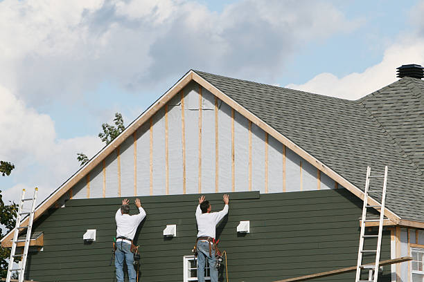 Professional Vinyl Siding technician working in Seward, PA